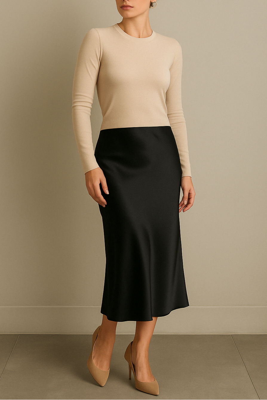 Giulia Marella Satin Skirt