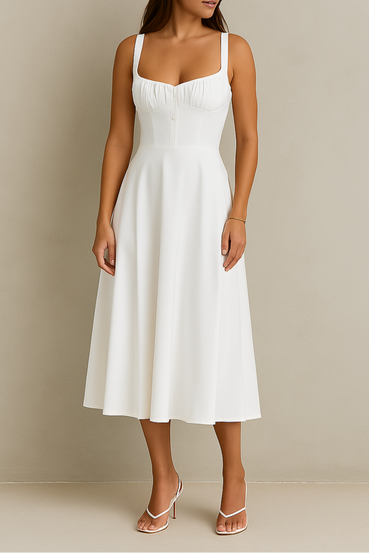 Liliana Verena Half Back Maxi Dress