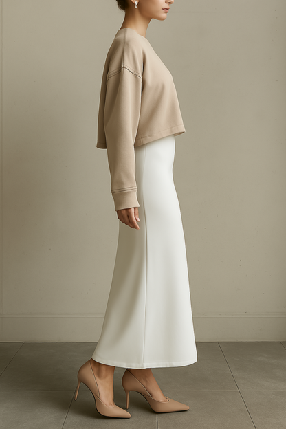Giulia Marella Satin Skirt