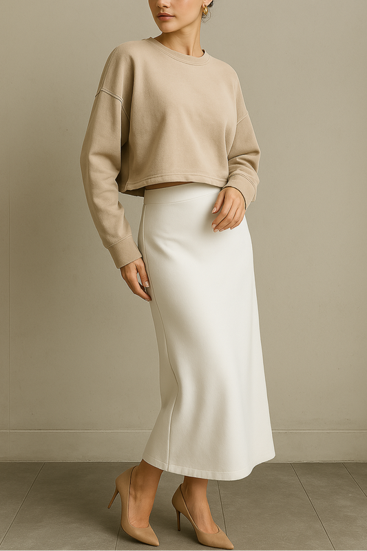Giulia Marella Satin Skirt