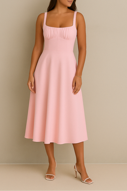 Liliana Verena Half Back Maxi Dress