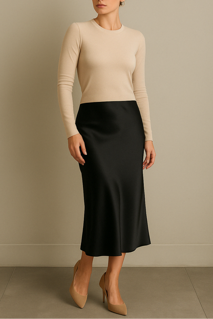Giulia Marella Satin Skirt